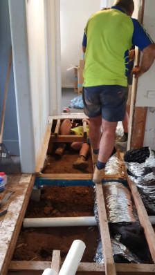 After hours job of a blocked agi line
